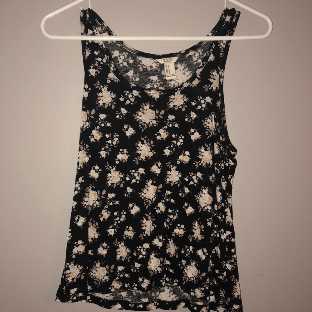 Floral tank top